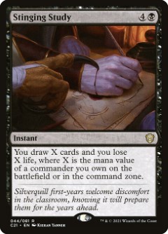 Stinging Study Commander 2021- Strixhaven